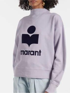 Isabel Marant Étoile Purple and blue logo Sweatshirt
